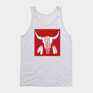 Red Ghost Dance Buffalo Tank Top